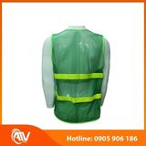  Áo Phản Quang Xanh 1 Dây Vàng 