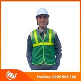  Áo Phản Quang Xanh 1 Dây Vàng 