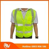  Áo Phản Quang Xanh Bạc Xám 