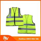  Áo Phản Quang Xanh Bạc Xám 