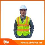  Áo Phản Quang Xanh - Cam Đen 