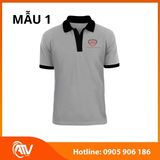  Áo thun đồng phục xám phối màu 