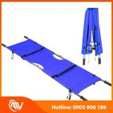  Cáng Cứu Thương Hợp Kim Nhôm Có Bánh Xe, Gấp Nhanh Gọn, Tải Trọng 130Kg 