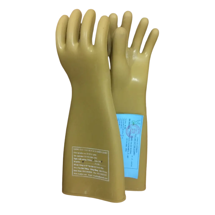  Găng tay cao su cách điện 22KV Vicadi 