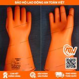  Găng Tay Cách Điện Cao Áp 35KV Chất Liệu Cao Su 