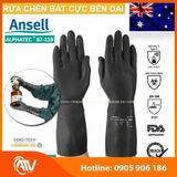  Găng tay chống Axit Ansell AlphaTec 87-118 