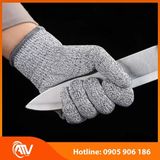  Găng Tay Chống Cắt HPPE Cấp Độ 5 