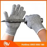  Găng Tay Chống Cắt HPPE Cấp Độ 5 