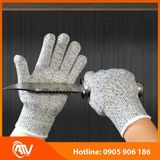  Găng Tay Chống Cắt HPPE Cấp Độ 5 