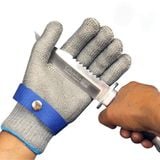  Găng Tay Chống Cắt Sợi Thép 5 Ngón 