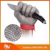  Găng Tay Chống Cắt Sợi Thép 5 Ngón 