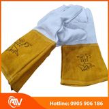  Găng Tay Da Hàn Trắng Vàng TIG 2233 