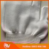  Găng Tay Len Phủ Hạt Nhựa Xanh 