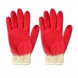  Găng Tay Phủ Cao Su Đỏ 1 Mặt 