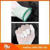  Găng Tay Phủ PU Đầu Ngón Trắng 