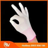  Găng Tay Phủ PU Đầu Ngón Trắng 
