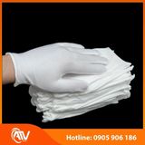  Găng Tay Vải Cotton 4 Chiều 