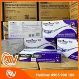  Găng Tay Y Tế Không Bột Nitrile Supersieur Màu Đen 