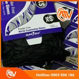  Găng Tay Y Tế Không Bột Nitrile Supersieur Màu Đen 