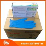  Găng Tay Y Tế Vietglove Nitrile 4.5g Không Bột Màu Xanh 