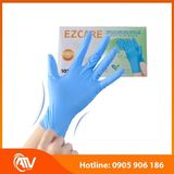  Găng Tay Y Tế Vietglove Nitrile 4.5g Không Bột Màu Xanh 