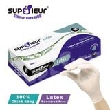  Găng Tay Y Tế Latex Không Bột Supérieur 