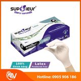  Găng Tay Y Tế Latex Không Bột Supérieur 