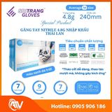  Găng tay y tế Sgloves không bột Nitrile 4.8g 