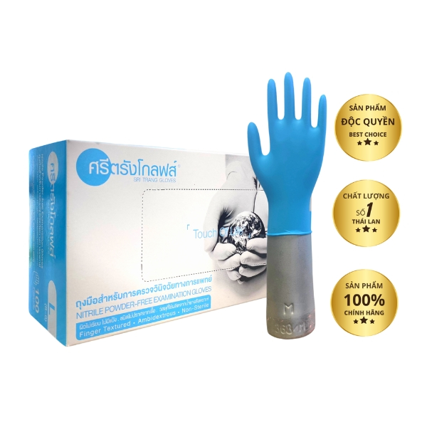 Găng tay y tế Sgloves không bột Nitrile 4.8g