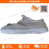  Giày Vải Asia Cột Dây Màu Trắng 
