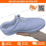  Giày Vải Asia Cột Dây Màu Trắng 