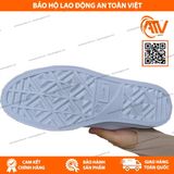  Giày Vải Asia Cột Dây Màu Trắng 