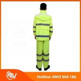  Quần áo mưa phản quang 2 lớp Oxford 210D 