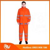  Quần áo mưa phản quang 2 lớp Oxford 210D 
