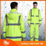  Quần áo mưa phản quang 2 lớp Oxford 210D 