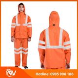  Quần áo mưa phản quang 2 lớp Oxford 210D 
