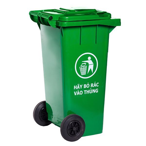  Thùng Rác Nhựa 240 Lít Có Bánh Xe 