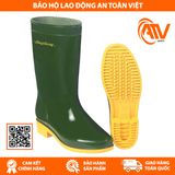  Ủng cao su Thùy Dương 284 xanh rêu - vàng 