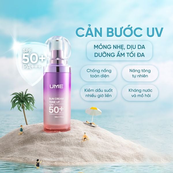 Kem Chống Nắng Nâng Tông 5in1 UME - Sun Cream Tone Up UME
