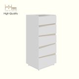  HAPPY FURNITURE , Tủ lưu trữ 5 ngăn kéo - VIGGO , THK_160 , 56cm x 45cm x 120cm 