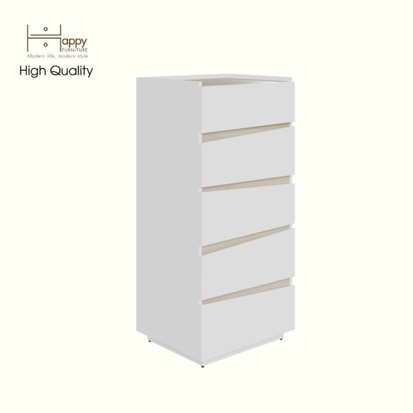  HAPPY FURNITURE , Tủ lưu trữ 5 ngăn kéo - VIGGO , THK_160 , 56cm x 45cm x 120cm 