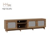  HAPPY FURNITURE , Kệ TV 3 cửa mở - MEYDAN , KTV_012 , 220cm x 42cm x 57cm 