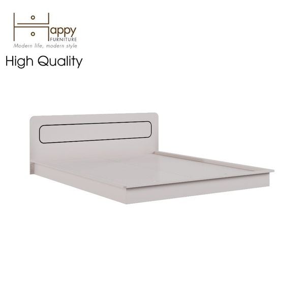  HAPPY FURNITURE , Giường ngủ bệt - SWEETY, GNG_081 GNG_082 GNG_083 GNG_084 , 207cm x 16cm 