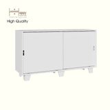  HAPPY FURNITURE , ALVA - Tủ lưu trữ 2 cửa lùa , TCL_039 , 140cm x 40cm x 78cm DxRxC 