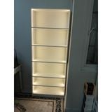  HAPPY FURNITURE , kệ sách 6 tầng tích hợp đèn LED - CATY , KSA_006_LED , 80cm x 28cm x 202cm 