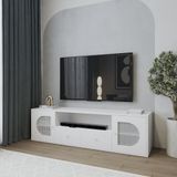  HAPPY FURNITURE , Kệ TV 2 cửa mở 2 ngăn kéo - MAY , KTV_094 , 180cm x 45cm x 50cm DxRxC 