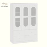  HAPPY FURNITURE , Tủ quần áo 8 cửa mở - MAY , TCM_248 , 180cm x 54cm x 200cm DxRxC 