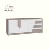  HAPPY FURNITURE , Kệ TV 3 ngăn kéo - PONIX , KTV_027 , 140cm x 40cm x 58cm 