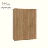  HAPPY FURNITURE , Tủ quần áo 3 cửa mở 1m5x2m - SCANDINA , TCM_089 , 150cm x 60cm x 201cm 