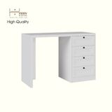  HAPPY FURNITURE , MATTA - Bàn làm việc 4 ngăn kéo , BAN_123 , 110cm x 45cm x 75cm DxRxC 